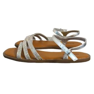 Sandali da donna argento Steve Madden JNAYYA-751 strass taglia 5 - Foto 1 di 9