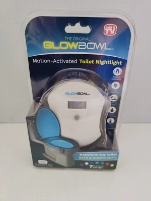 The Original Glowbowl Light Motion Activated Toilet Nightlight With 7 Colors - Image 1 of 4