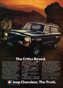 Pubblicità Jeep Cherokee 1982 "Il Camion" stampa originale a colori - Foto 1 di 1