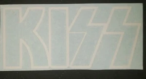 The Band Kiss White Vinyl Decal - Picture 1 of 4