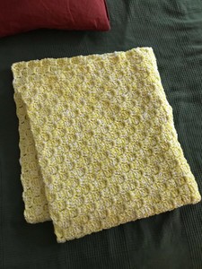 Precos Baixos Em Amarelo Croche Trico Bercario Cobertores E Mantas Ebay