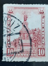  francobollo Mexico  Usato - 1926 10centavos   Monumento 