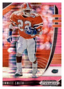 2020 Prizm Draft Picks Pink Hyper Holo Emmitt Smith NFL PWE Pulsar Cowboys #43 - Imagen 1 de 2
