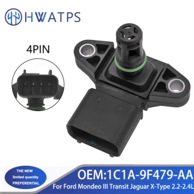 1C1A-9F479-AA Pressure Map Sensor For Ford Mondeo Transit Jaguar X-Type 2.2-2.4L - Image 1 of 4
