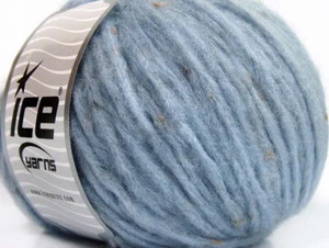 8-Skein Lot SoftAir Tweed Yarn Bulky 8x50g/115m Light Blue - Picture 1 of 4