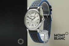New Batt [N MINT Box] MONTBLANC MEISTERSTUCK STAR 7189 Quartz Silver Men's Watch