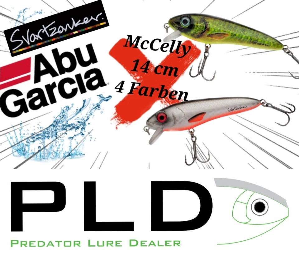 Abu Garcia Svartzonker McCelly Wobbler Hardbait Hecht Zander Raubfisch Twitch - Bild 1 von 1