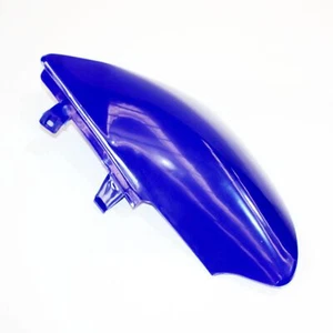 Blue Plastic muffler Side NO Guard Fender CRF50 Style PIT PRO Trail Dirt Bike - Picture 1 of 2