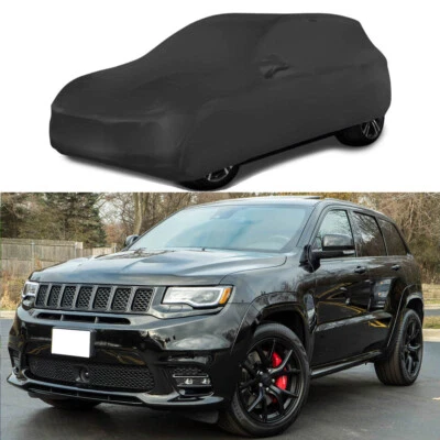 Protector solar impermeable contra el polvo interior satinado elástico para Jeep Grand Cherokee SUV Foto 1 de 4