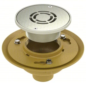 New. BESTCARE Floor Drain: 9"Overall Dia, 6 1/4" Overall Ht, 9"Body Dia - Picture 1 of 6