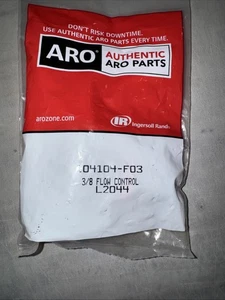 ARO 104104-F03 3/8” Flow Control Valve Genuine Ingersoll Rand ARO Parts New - Picture 1 of 6