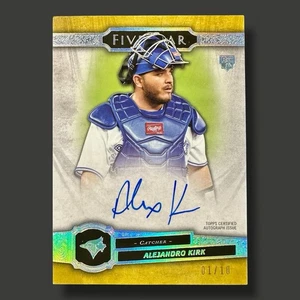 2021 Topps Five Star Alejandro Kirk Rookie Auto Autograph Gold #1/10 - Picture 1 of 4
