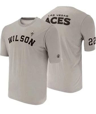 Camiseta FISLL Adulto A'ja Wilson Las Vegas Aces WNBA Bordada Grande NUEVA Foto 1 de 4