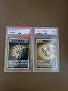 Pokémon 🌈Rainbow & ✨️ Miracle Energy Sequential Slab#'s PSA 8 Duo! Neue Zertifikate! - Bild 1 von 6