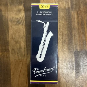 Cañas de clarinete bajo Vandoren SR2425, fuerza paquete de 2 1/2-5 - Imagen 1 de 6