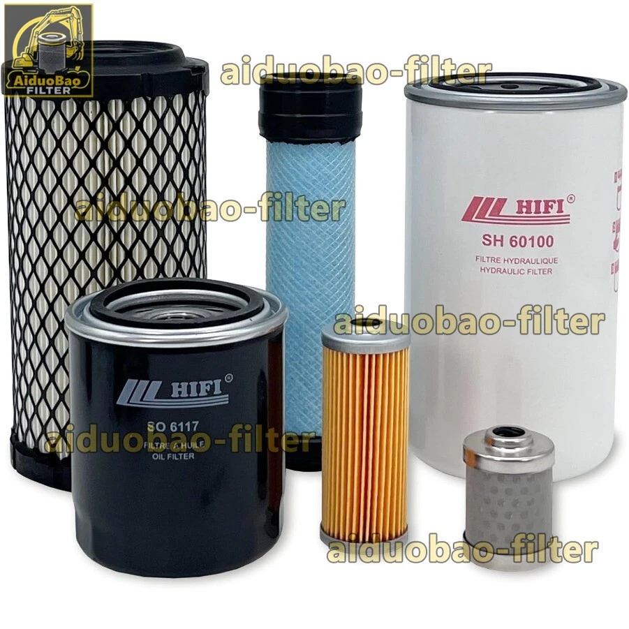 Filtro para Takeuchi TB016 11965512560 1911101342 Y11900535150 con Yanmar 3TNV70 Foto 1 de 1