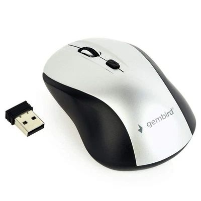 Gembird MUSW-4B-02-BS – Mouse (Ambidextrous, Optical, RF Wireless + USB, 1600 DP - Image 1 of 3