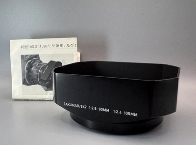 [N MINT] Pentax 67 6x7 Metal Lens Hood For 90mm f/2.8 105mm f/2.4 From JAPAN - Image 1 of 4