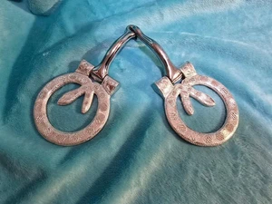 Western Sterling Silver Show Snaffle #SN-2015 MP-25 Sterling Over Stainless - 5" - Picture 1 of 2