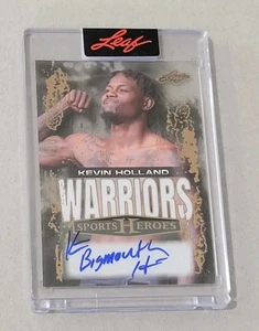 2025 Sports Heroes KEVIN HOLLAND WARRIORS AUTO w/ INSCRIPTION SSP /30 - SEALED  - Picture 1 of 3