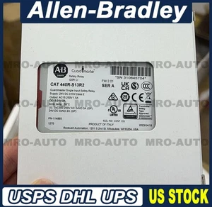 New AB 440R-S13R2 SER A Guardmaster Single Input Safety Relay Module - Picture 1 of 1