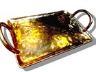 Seletti Tray Fingers Gold Porcelain RARE PREOWNED