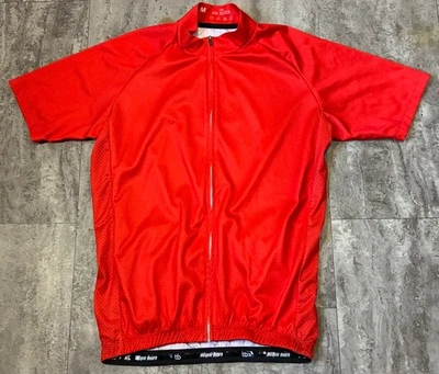 CABINA DE BICICLETA Camisa Bicicleta Ciclismo Jersey Top Ligero Para Hombre Rojo TALLA M Foto 1 de 4
