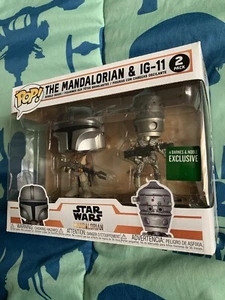 Funko Pop! Star Wars The Mandalorian & IG-11 2er Pack Barnes & Nobles Exclusive - Bild 1 von 4