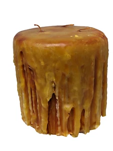 Vela de colección retirada 6x6 pilar grande mezcla de cera de abejas Clairvaux Sanctuary 3 mechas 6 lb - Imagen 1 de 9