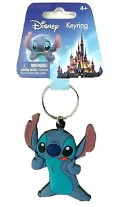 Disney Stitch Soft Touch Key Ring Gift New Fully Licensed Rubber - Picture 1 of 4