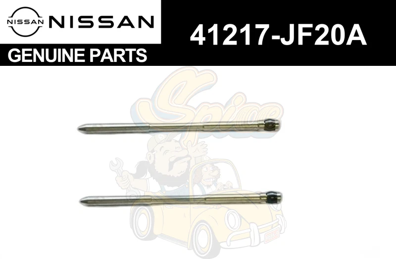 Nissan Genuine 41217-JF20A (x2) GT-R 2009-2019 Front Brake Pin 2Qty Set OEM - Image 1 of 1