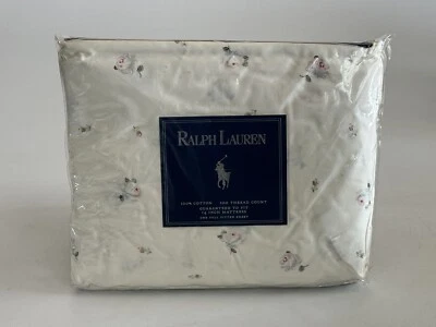 Ralph Lauren - TRACY FLORAL ROSE - Sábana Completa Ajustable Shabby Chic Maidstone Playa Foto 1 de 4