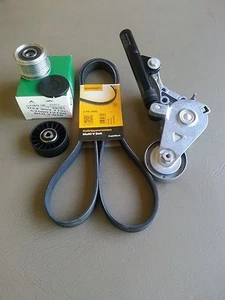 OEM VW ALH TDI SERP BELT TENSIONER WITH BELT ROLLER ALT PULLEY GOLF JETTA NB - Picture 1 of 5