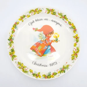 Christmas Commemorative Plate 1972 Gigi Vintage Edition American Greetings 10" - Picture 1 of 8