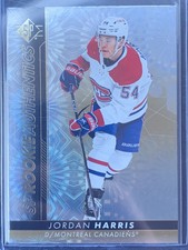 2022-23 SP Rookie Authentics Patterned Foil board Gold Jordan Harris Canadiens