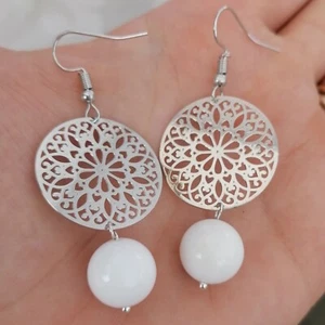 orecchini corallo Bianco - Foto 1 di 1