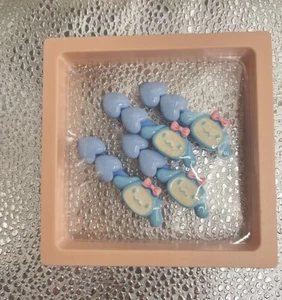 Sanrio Character Cinnamoroll 3D hairclips barrettes set/4pcs In Gift Box - Picture 1 of 1