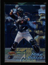 MIKE PIAZZA 2002 BOWMAN'S BEST #31 BLUE PARALLEL #180/300 AZ3111