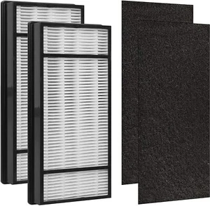 2 Replacement Air Purifier HEPA fits Honeywell HRF-H1 HRF-H2 Filter H HPA060, - Picture 1 of 3