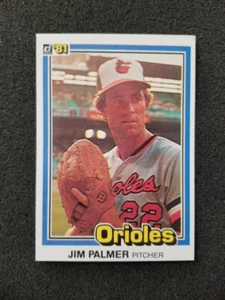 JIM PALMER 1981 DONRUSS BASEBALL CARD #473 BALTIMORE ORIOLES - Picture 1 of 2