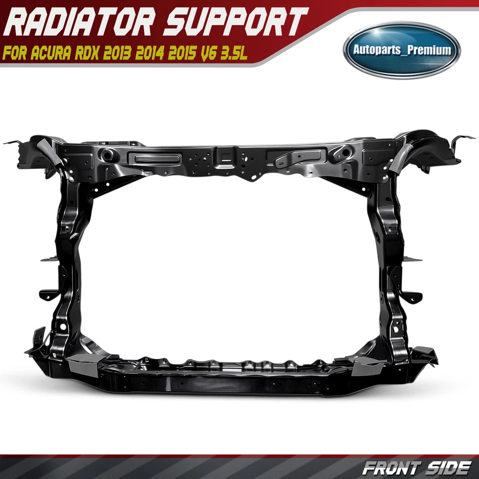 Soporte de radiador delantero para Acura RDX 2013 2014 2015 acero negro 60400TX4A01ZZ Foto 1 de 4