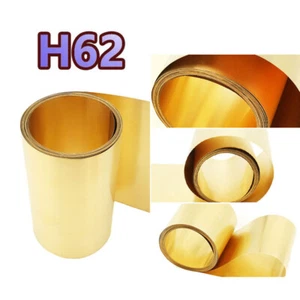 Brass Sheet Foil Plate Metal Coil 0.01-1mm Thick * 10-300mm Width * 1M Length - Picture 1 of 9