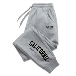 New Womens Mens Sweatpants Elastic waist Casual Outdoors Jogging Pants Hig - Picture 1 of 28