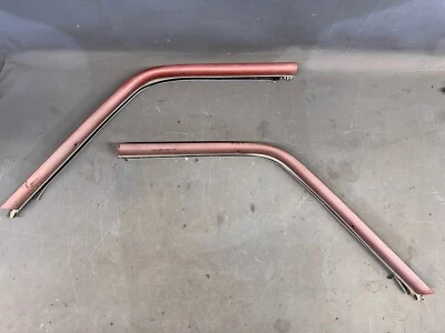 1961 1962 1963 Ford Custom Galaxie B Pillar 2 Door Sedan Window Trim Molding OEM - Image 1 of 4