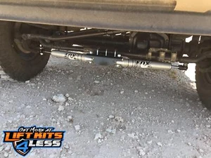 Fox 2.0 Dual Steering Stabilizer for 1999-2004 Ford F-250 F-350 Super Duty 4WD - Picture 1 of 10