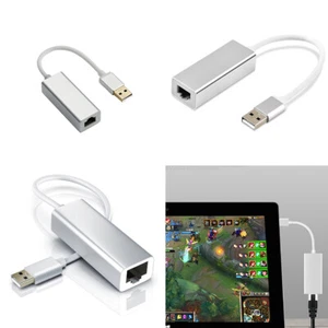 US USB 3.0 to RJ45 Gigabit LAN Ethernet Network Adapter 10/100/1000 Mbps Silver - Picture 1 of 15
