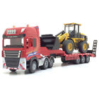 Flatbed Truck Toy With Trailer Loader Truck Toy Diecast Metal Construction Toys