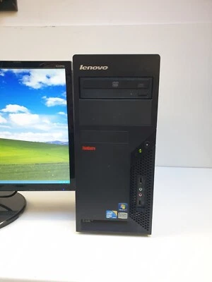 Lenovo ThinkCentre Gamer Windows XP PC DVD 4GB COM Quad 500GB Computer NVIDIA 1G - Bild 1 von 4