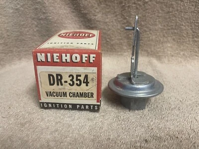 NOS NIEHOFF DR-354 VACUUM ADVANCE CHAMBER MADE IN THE USA - Image 1 of 4