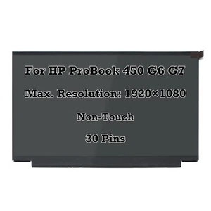 15.6" FHD IPS LED LCD Display Screen Panel for HP ProBook 450 G6 G7 Non-Touch - Picture 1 of 5